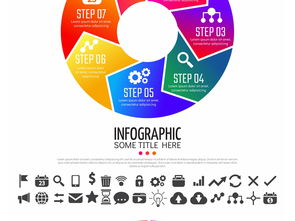 扁平化商業(yè)信息圖表設(shè)計(jì)元素 提升信息技術(shù)咨詢(xún)服務(wù)的視覺(jué)效果